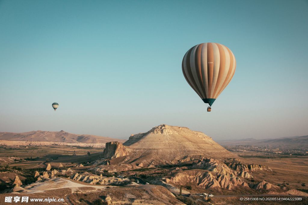 热气球缤纷绚丽图片