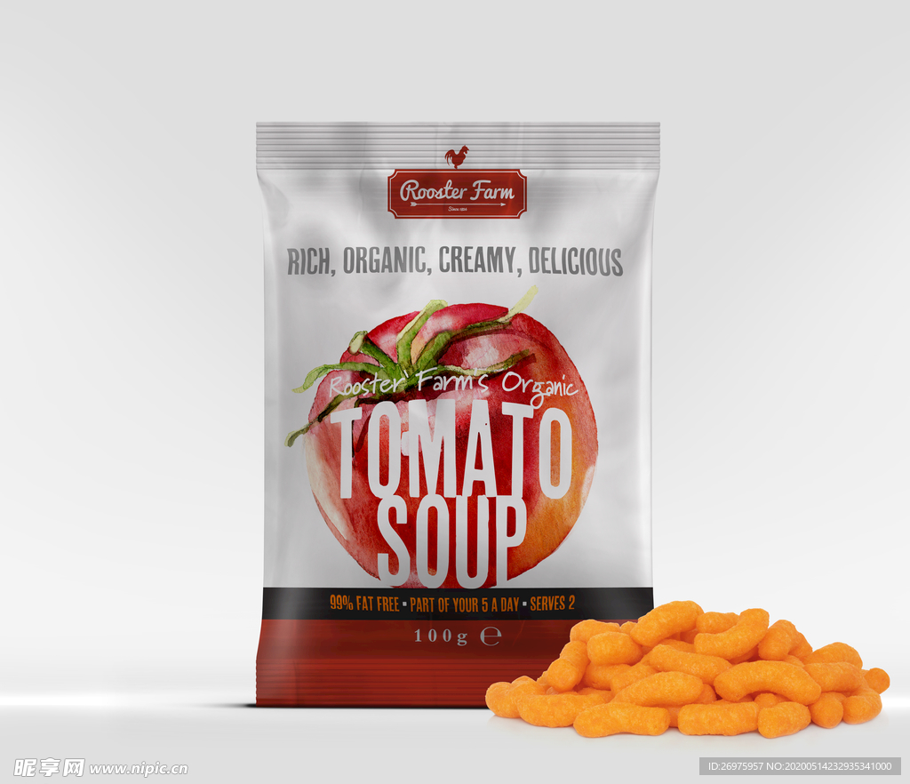 零食袋包装样机