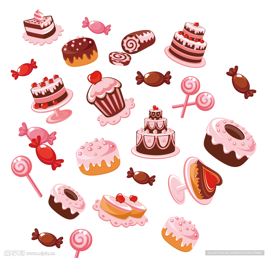 甜食矢量图