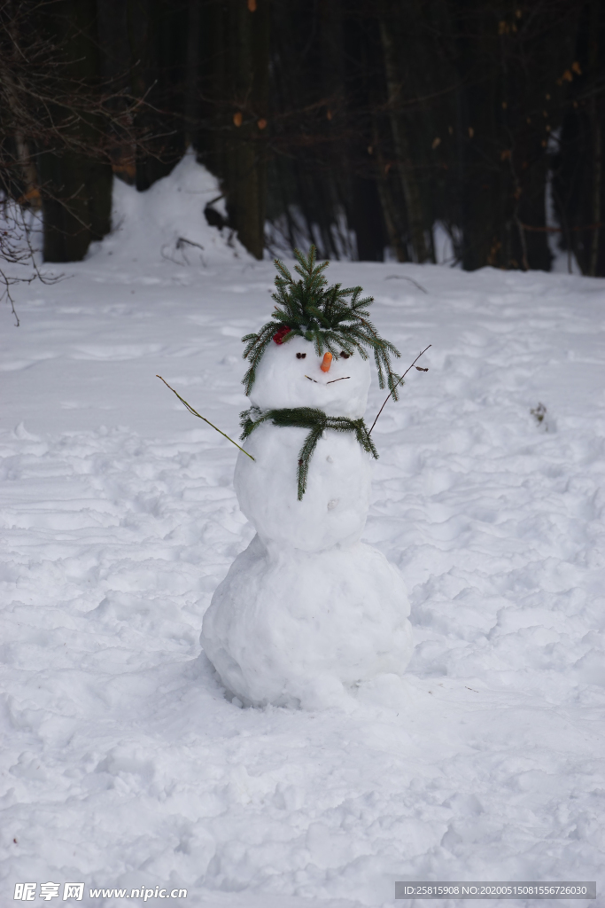 雪人图片