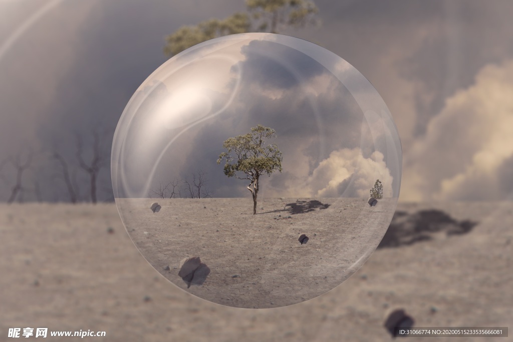 自然景观底纹背景