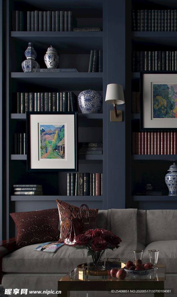 卧室 客厅 厨房 书房 效果图