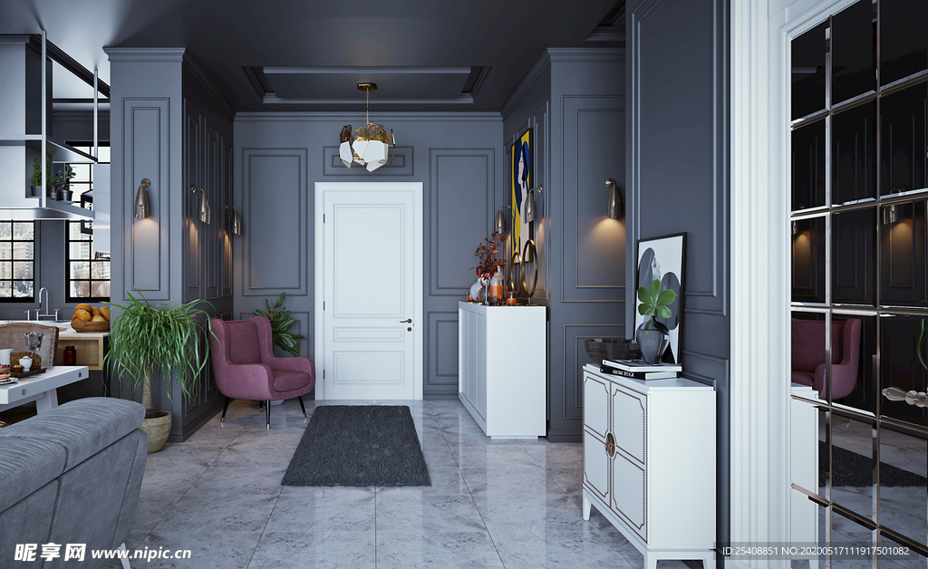 卧室 客厅 厨房 书房 效果图