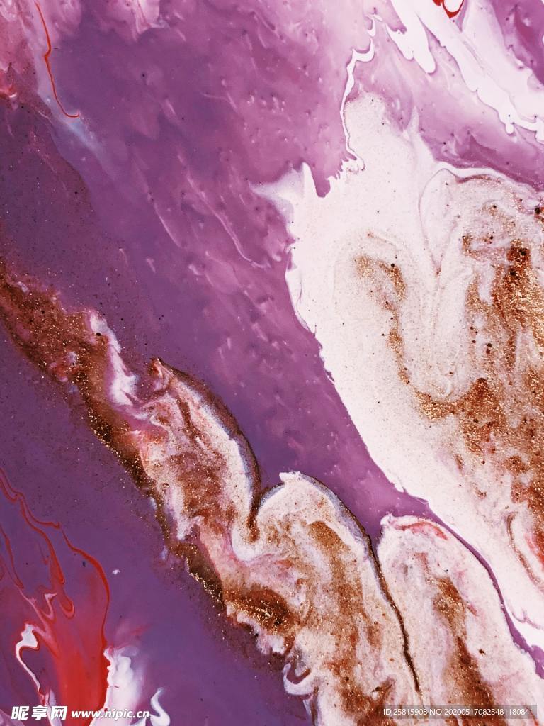 油画抽象唯美图片