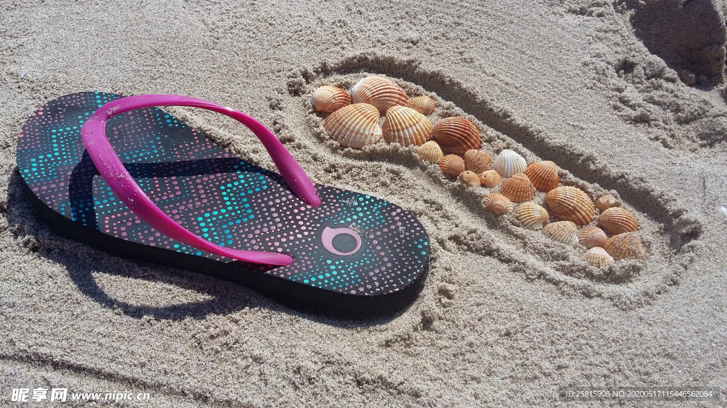 拖鞋人字拖图片