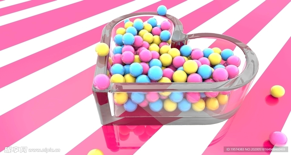 爱心 气球 橡皮球 弹力球