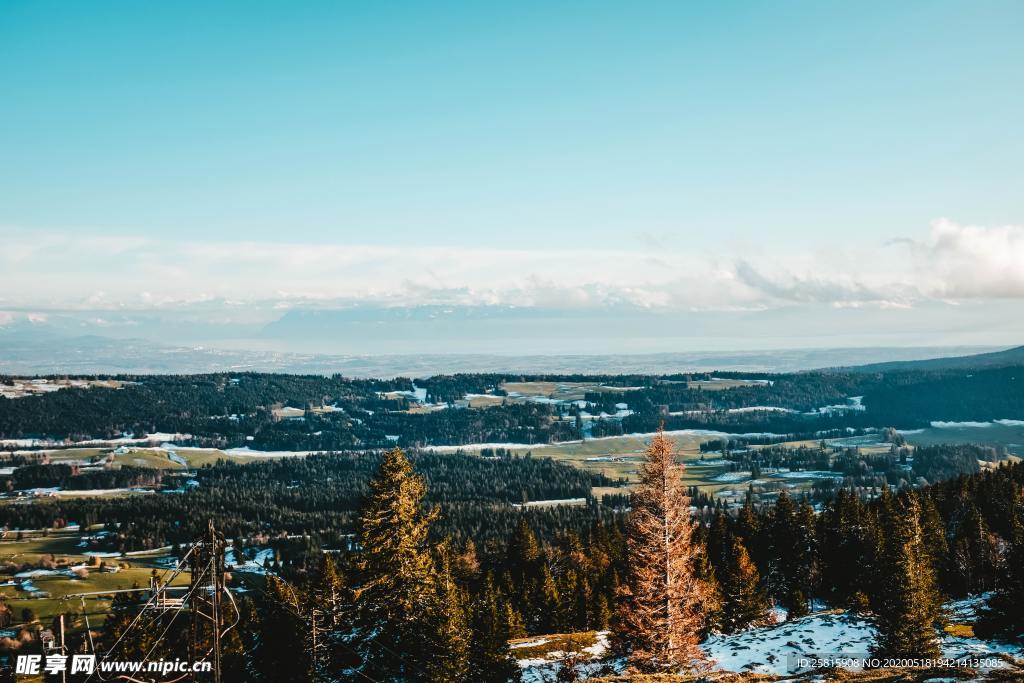 雪景冬季美景图片