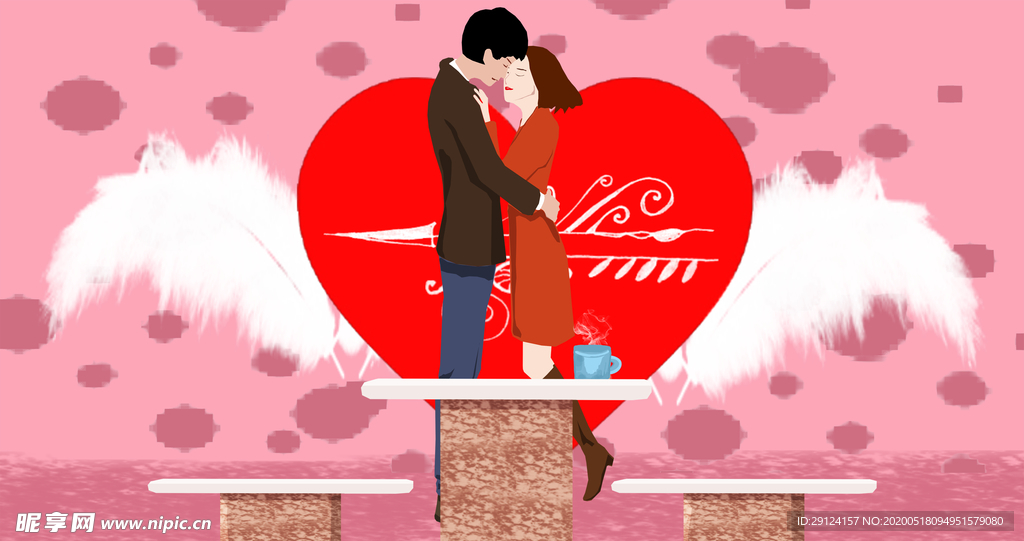 情侣插画