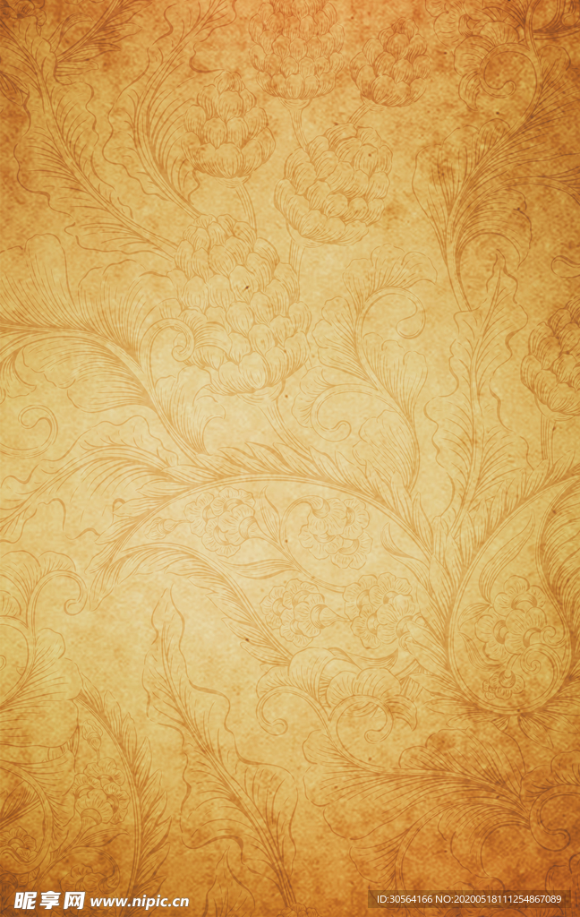 古风欧式纹理做旧背景素材