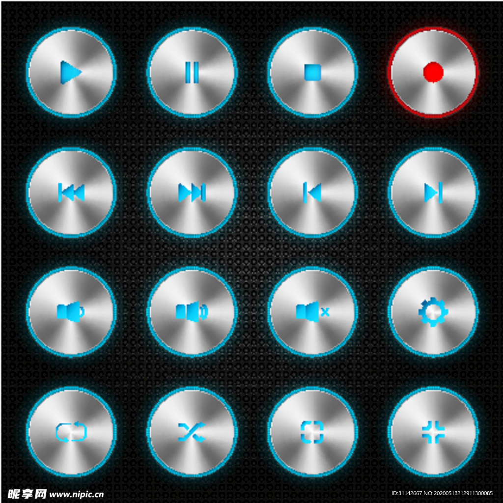 播放器按钮合集