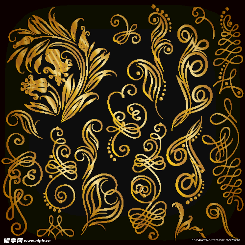 花卉装饰元素合集