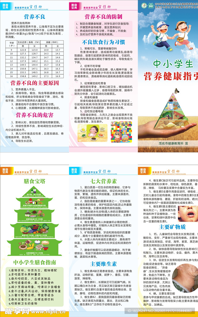 中小学生营养健康指引