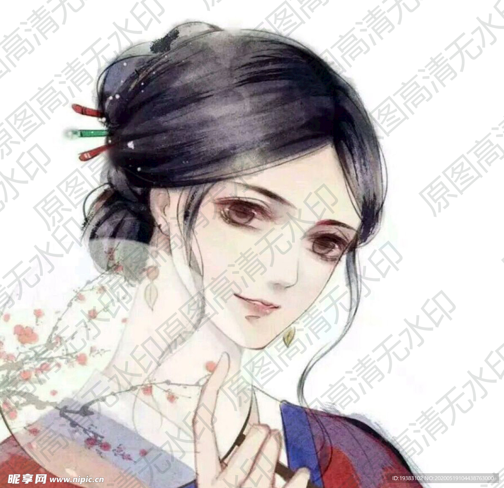 古风武林情侣女