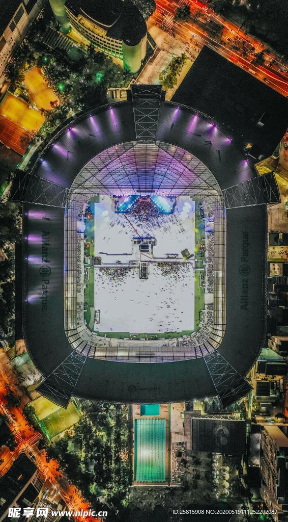 体育馆俯瞰图片