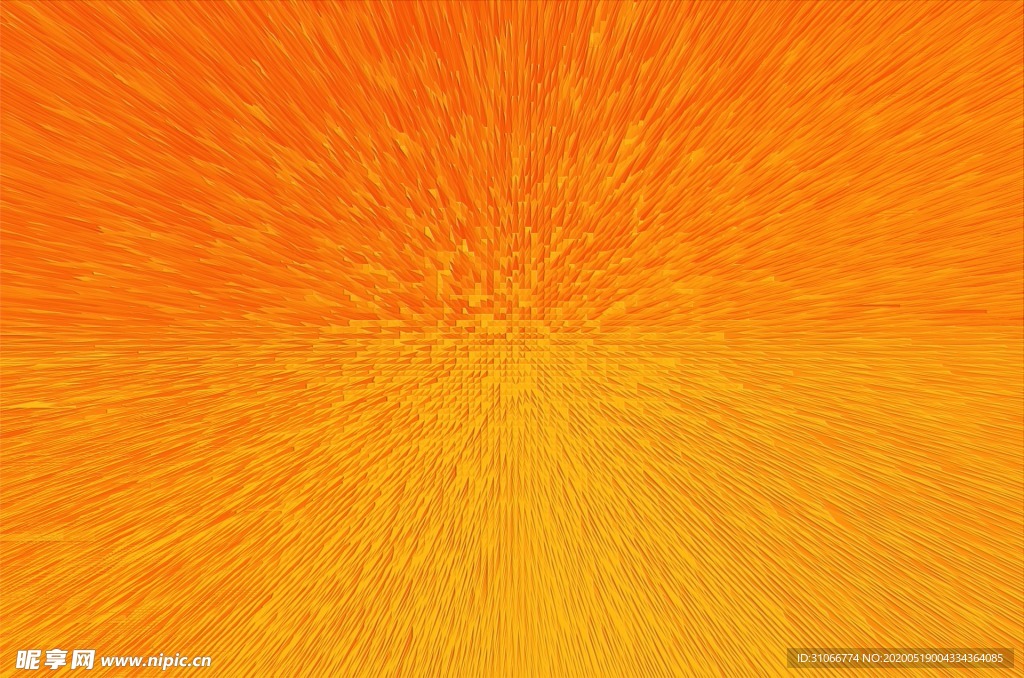 橙色发散背景