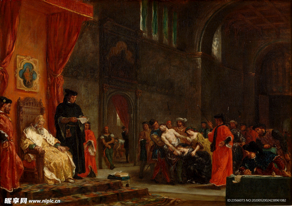 古典风格油画图案