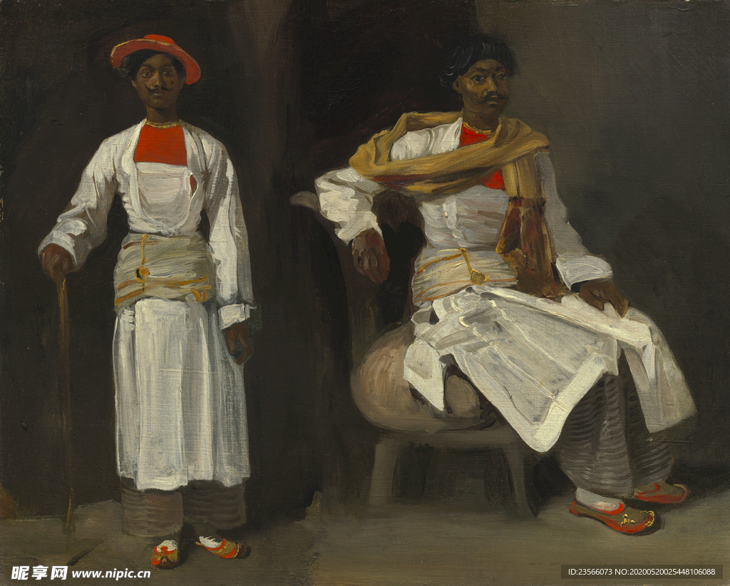 古典风格油画图案