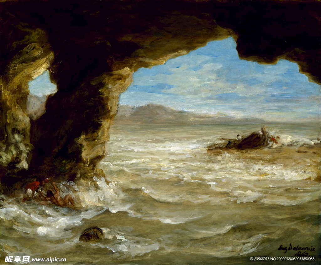 古典风格油画图案