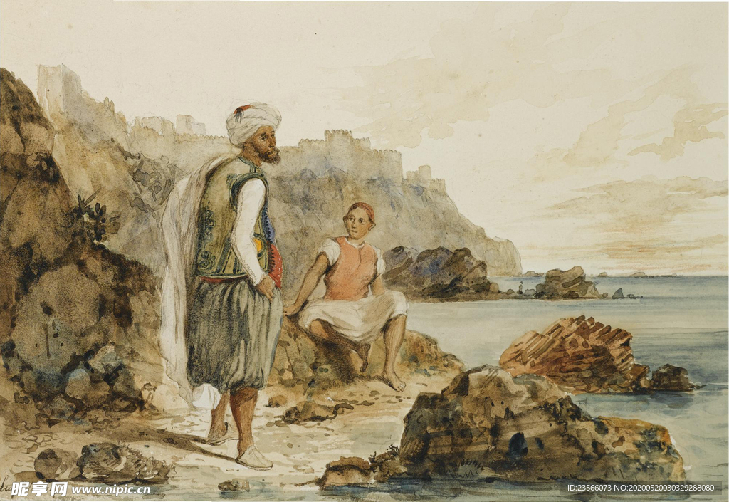 古典风格油画图案