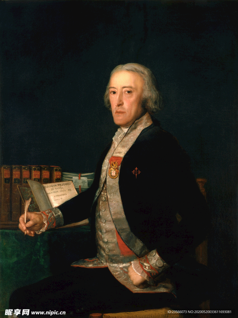 欧式古典人物油画作品