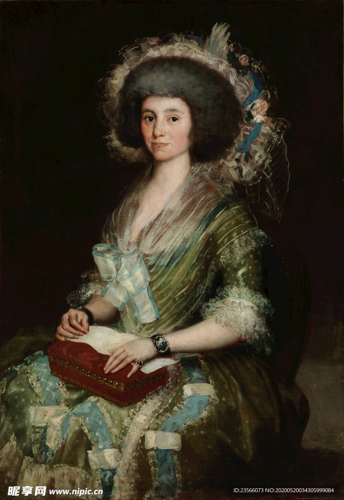 欧式古典人物油画作品