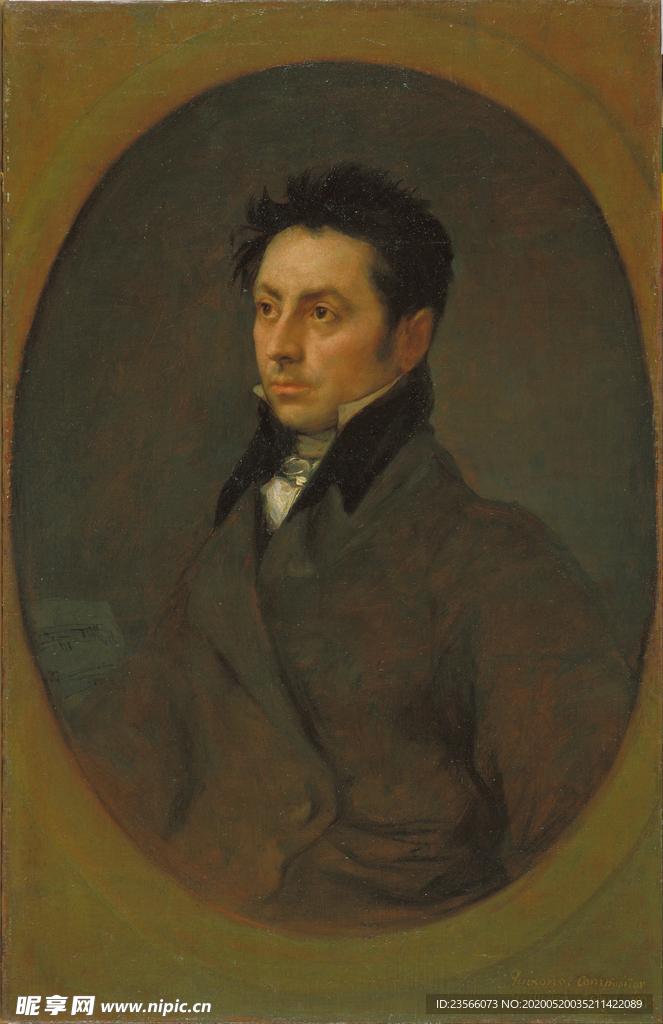 欧式古典人物油画作品