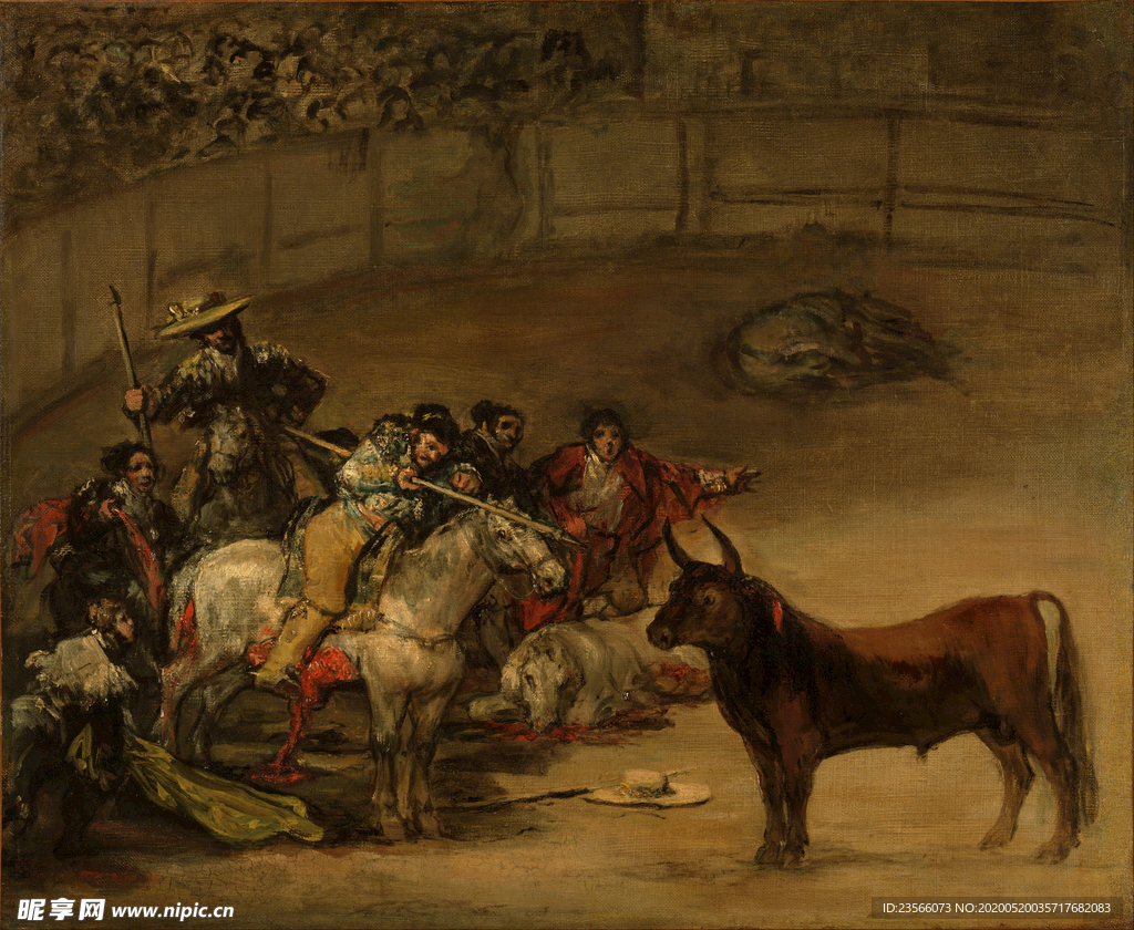 欧式古典人物油画作品