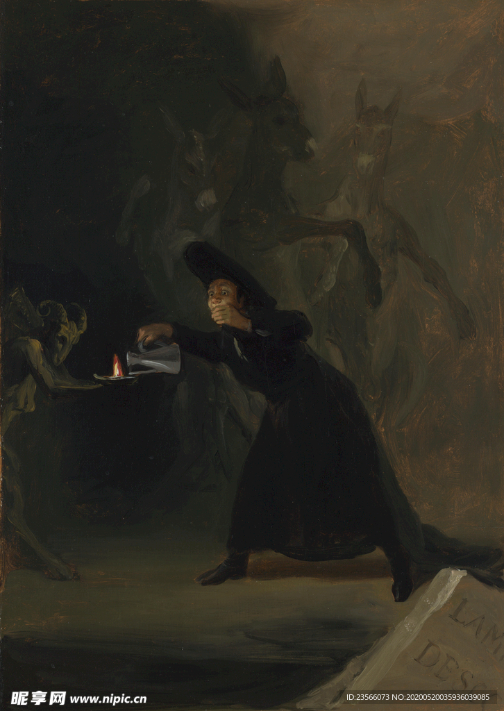 欧式古典人物油画作品