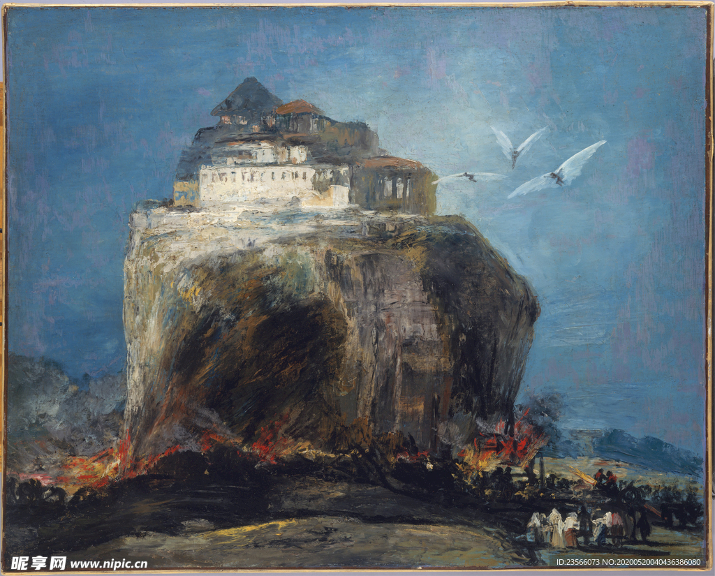 欧式古典人物油画作品