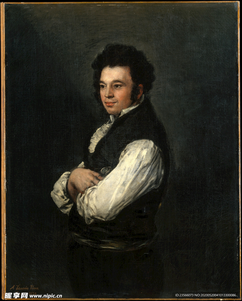 欧式古典人物油画作品