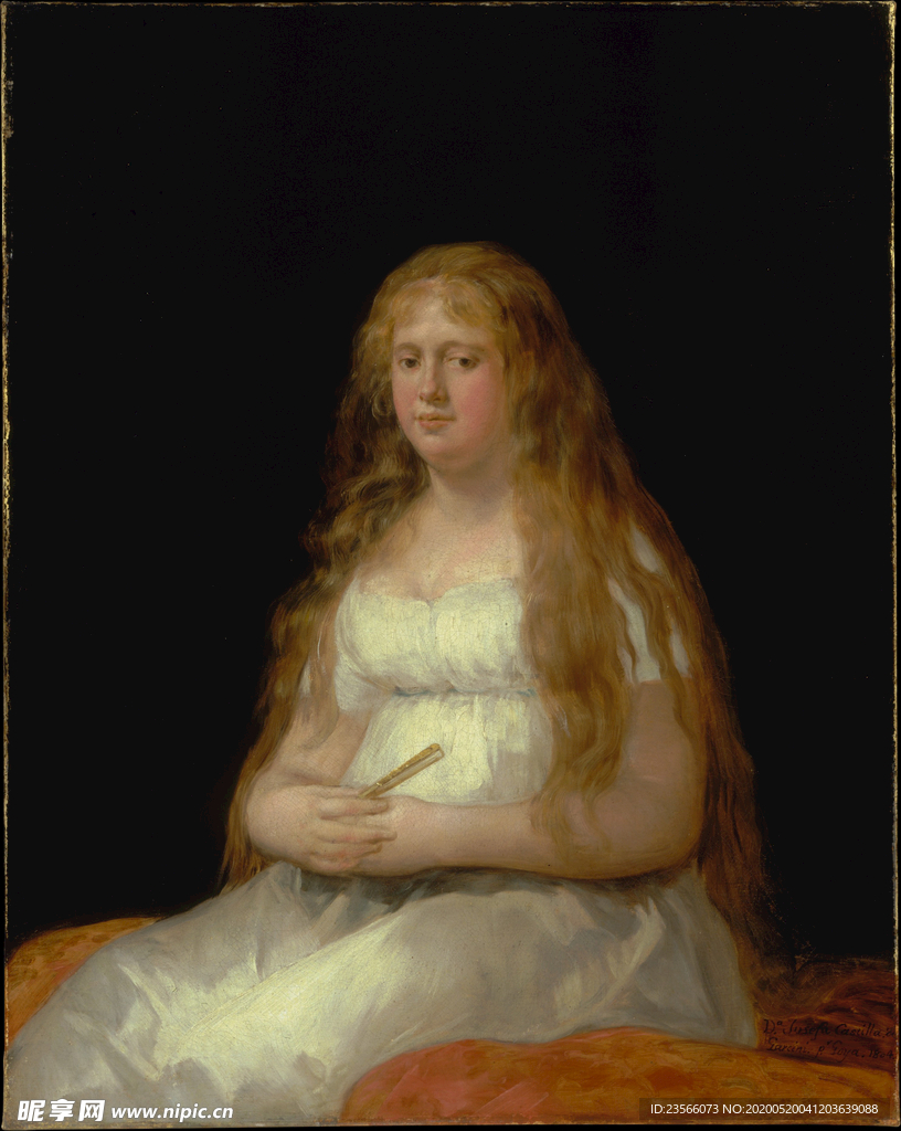 欧式古典人物油画作品