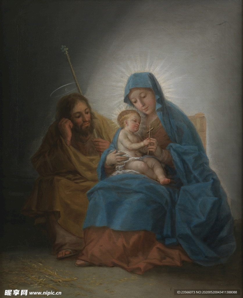 欧式古典人物油画作品