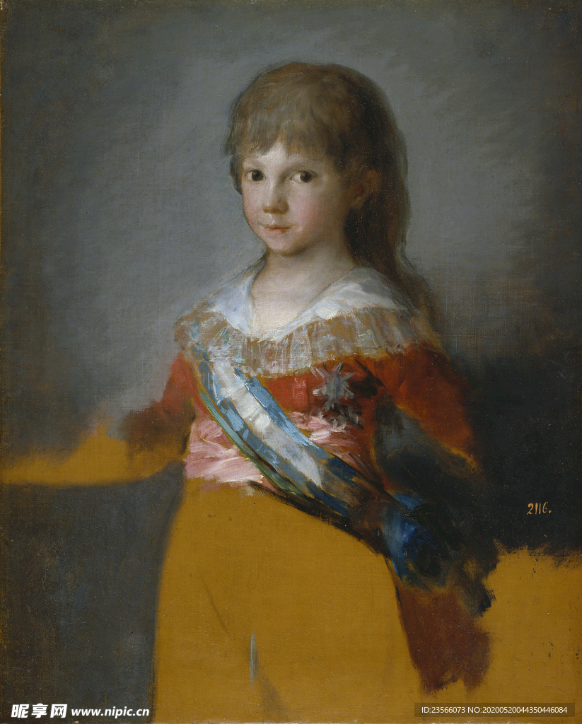 欧式古典人物油画作品