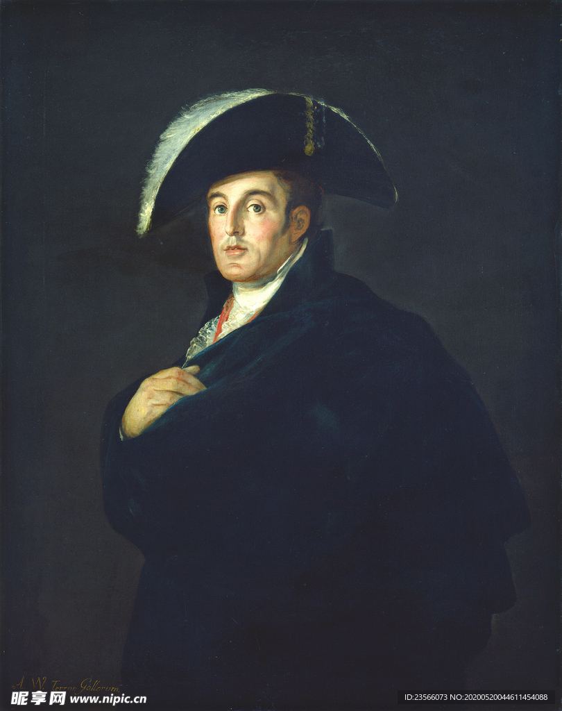 欧式古典人物油画作品