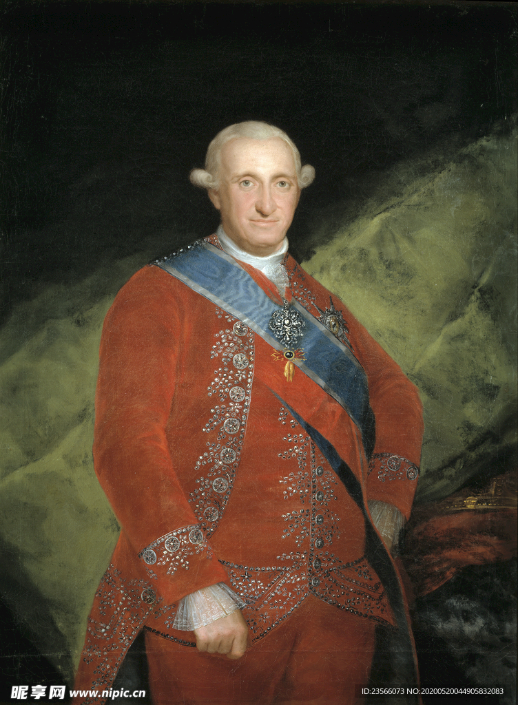 欧式古典人物油画作品