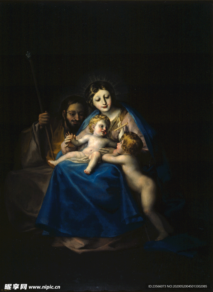 欧式古典人物油画作品