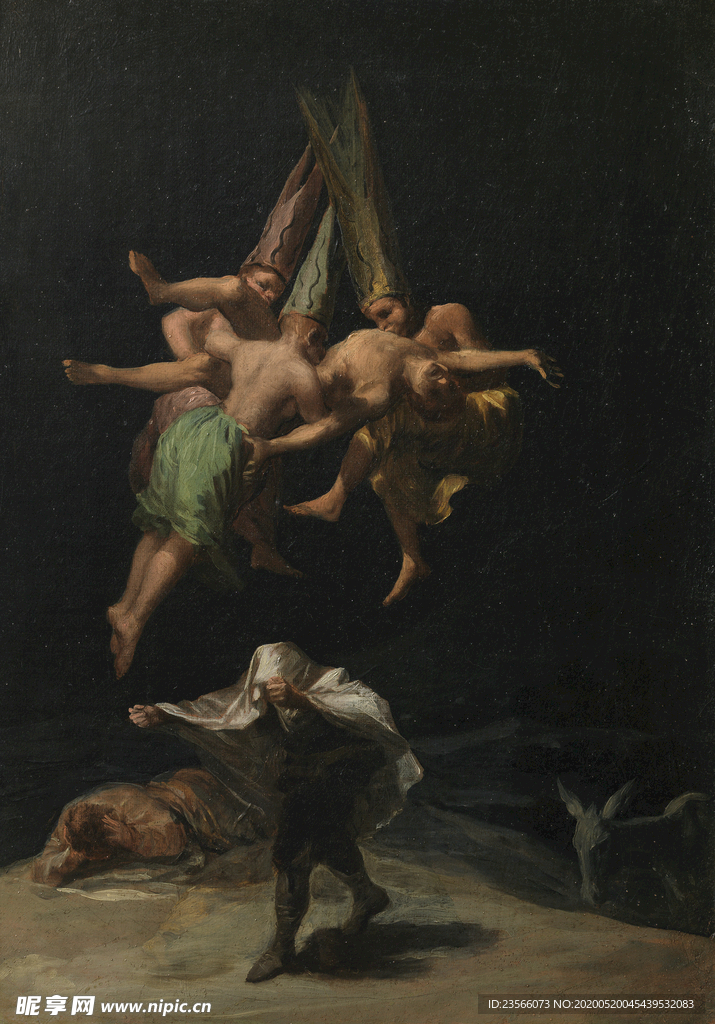 欧式古典人物油画作品