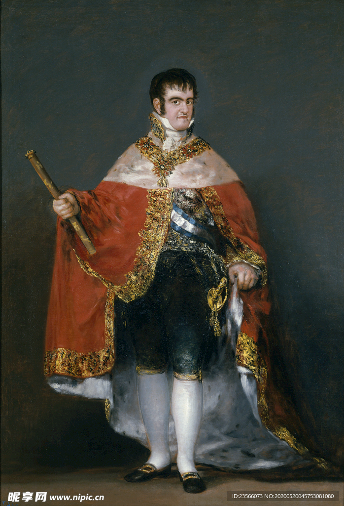 欧式古典人物油画作品