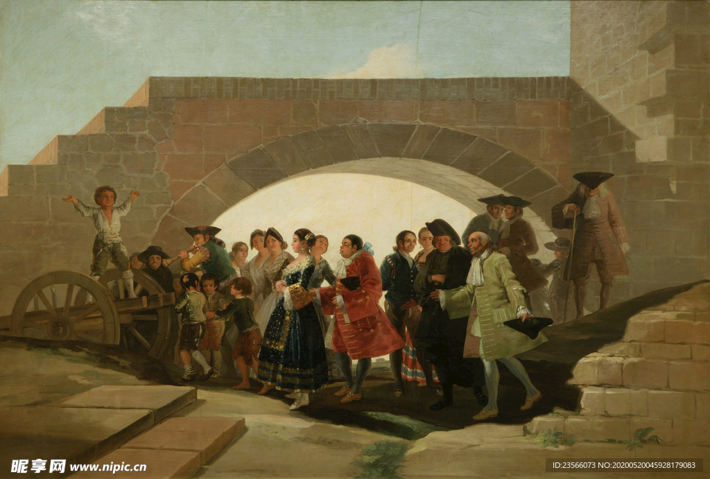 欧式古典人物油画作品