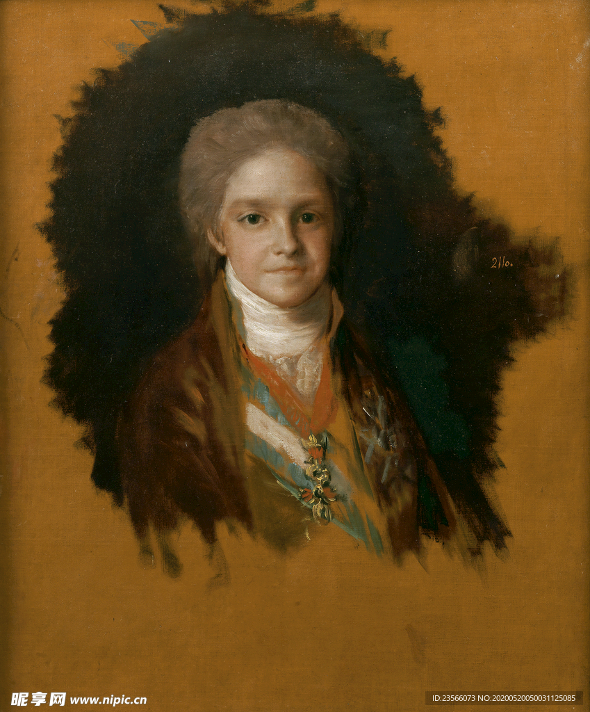 欧式古典人物油画作品