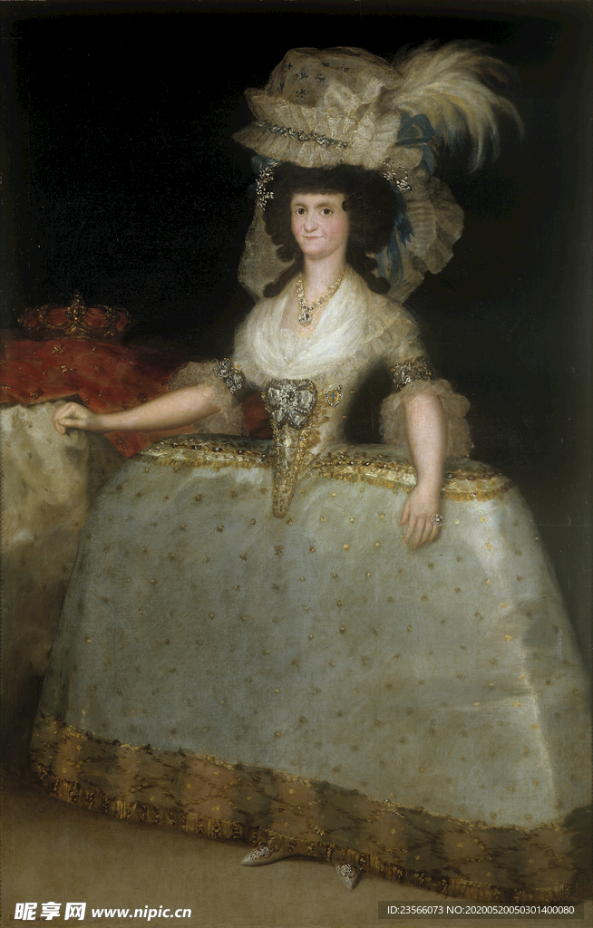 欧式古典人物油画作品