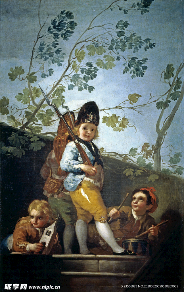 欧式古典油画作品