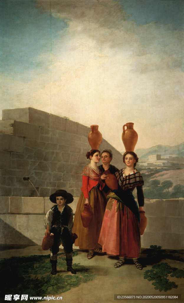 欧式古典油画作品