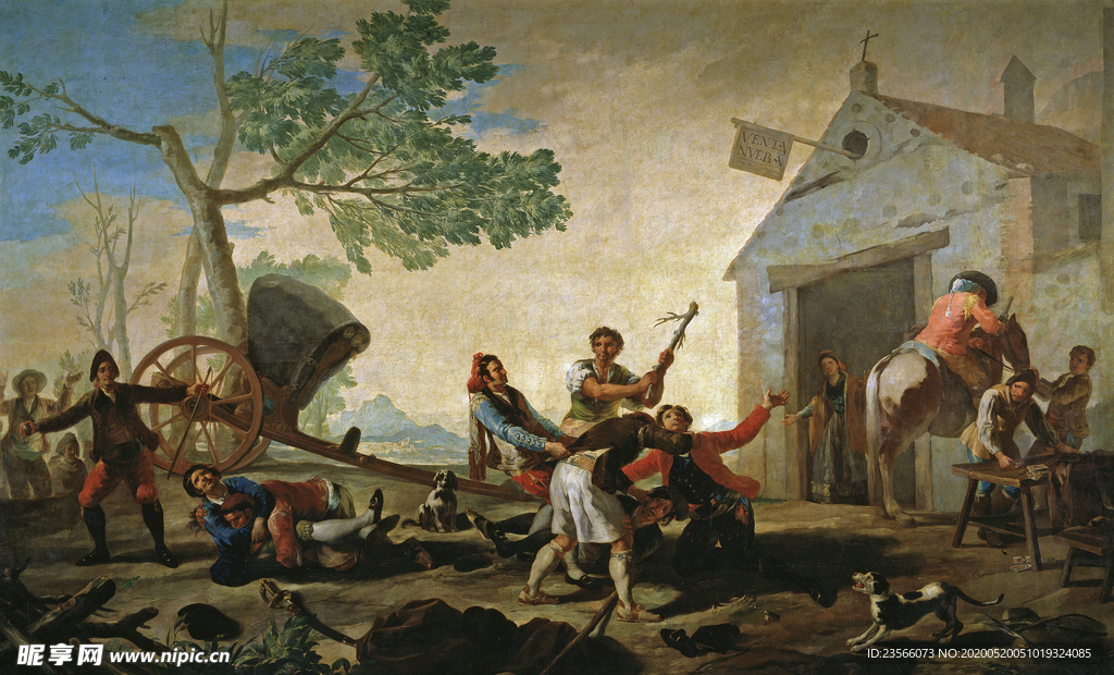 欧式古典油画作品