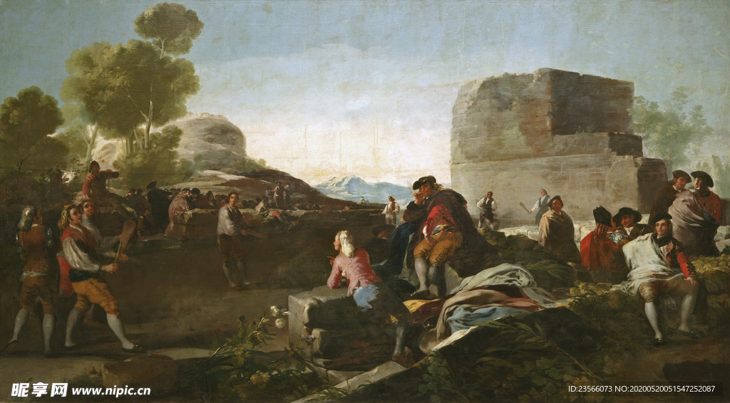 欧式古典油画作品