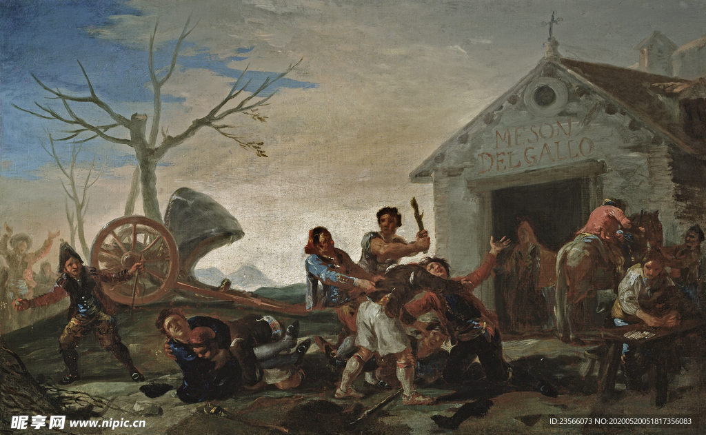 欧式古典油画作品