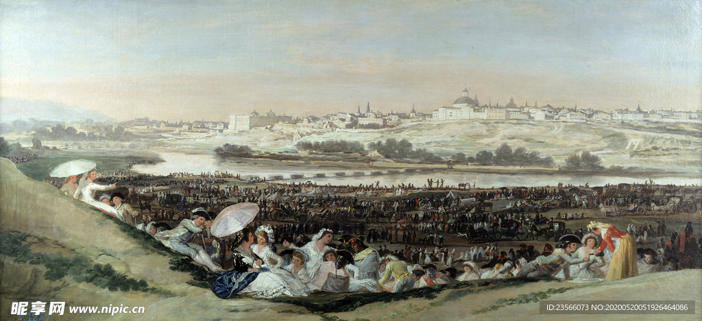 欧式古典人物油画作品