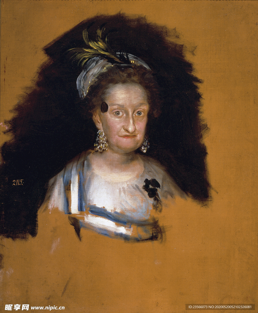 欧式古典人物油画作品