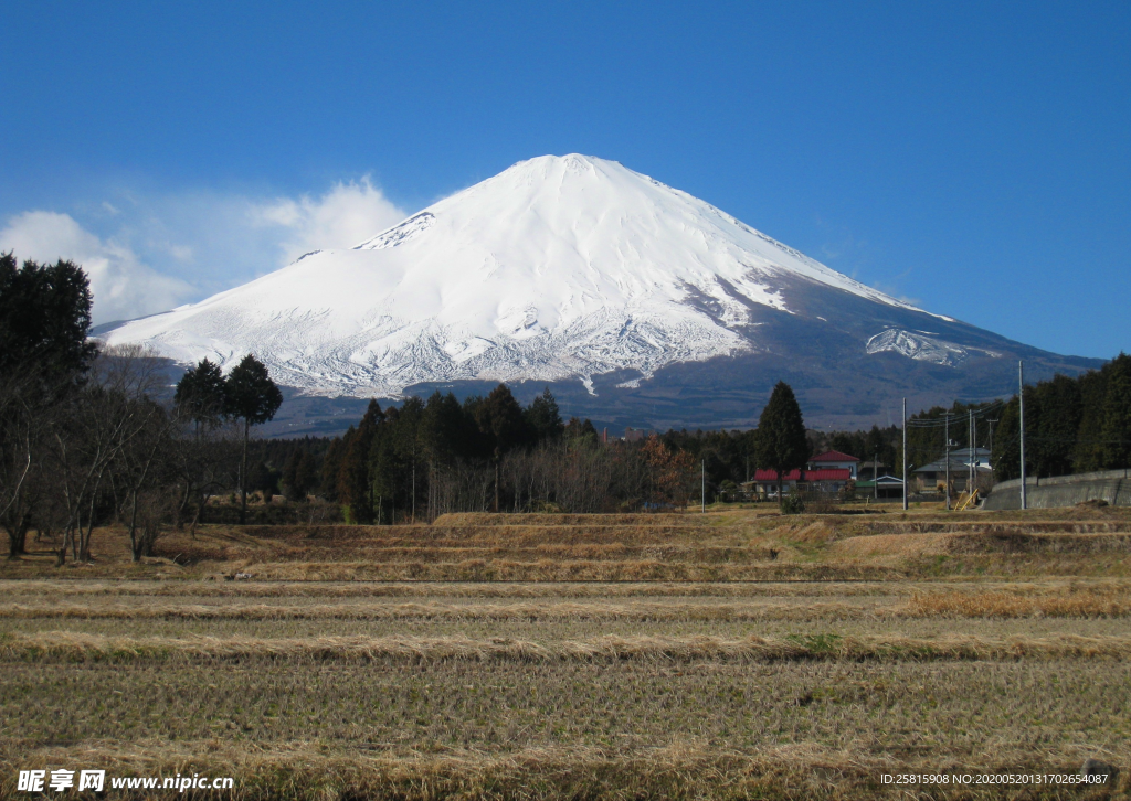 富士山火山图片
