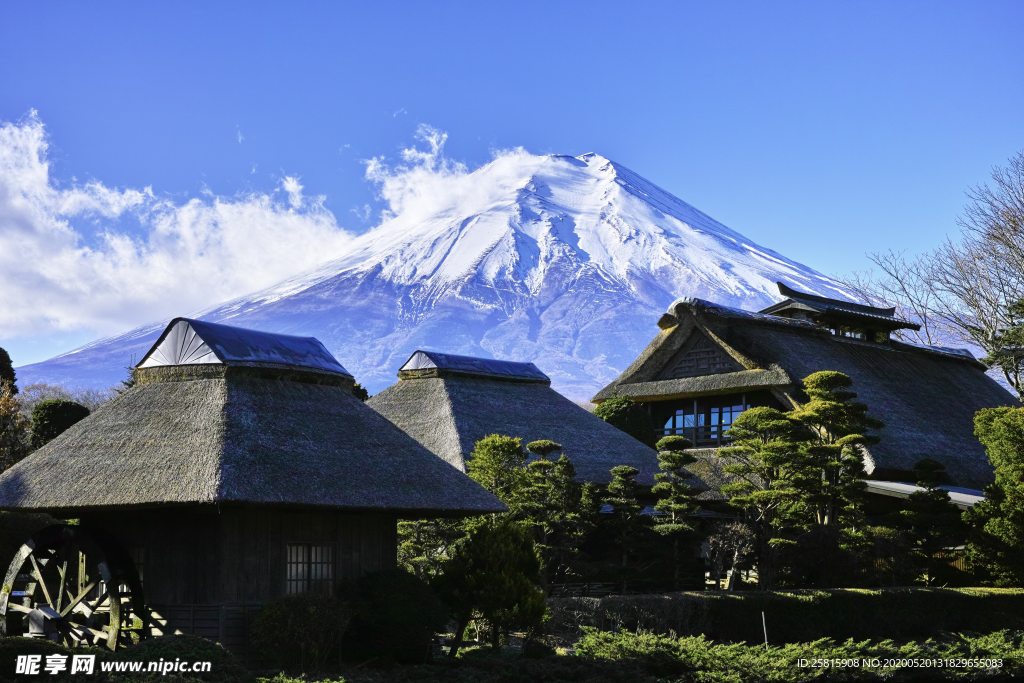 富士山火山图片